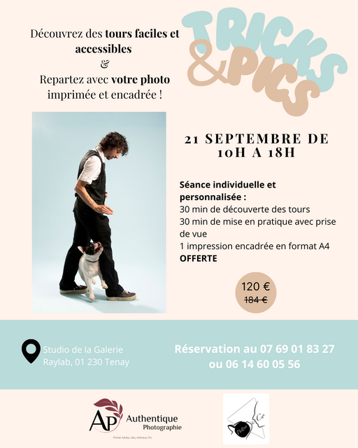 Image de l'événement Tricks and Pics : Vivez un moment complice avec votre chien !