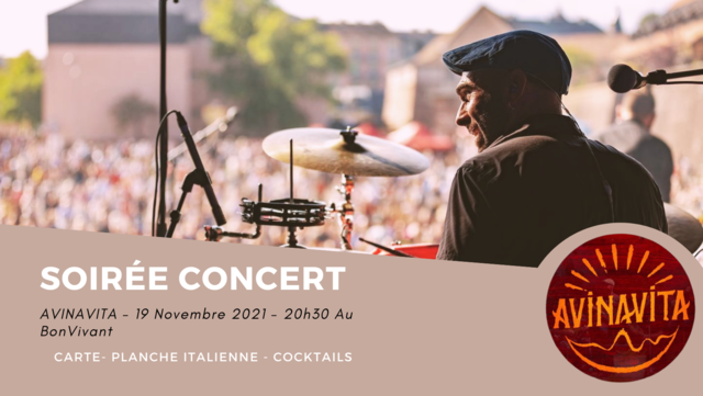 Image de l'événement Soirée concert avec le TRIO AVINAVITA