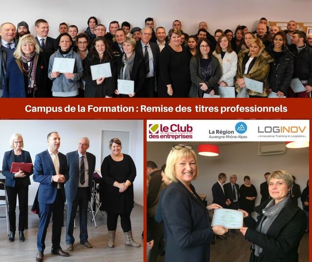 image du post Campus de la Formation : Première remise de titres professionnels