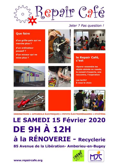Image de l'événement Repair Café Ambérieu - 15 février matin à la recyclerie