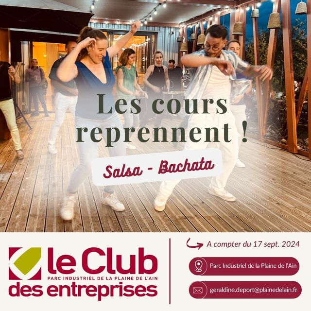 Image de l'événement Privilège Club : Reprise des cours de Salsa & Bachata au PIPA le 17 septembre !