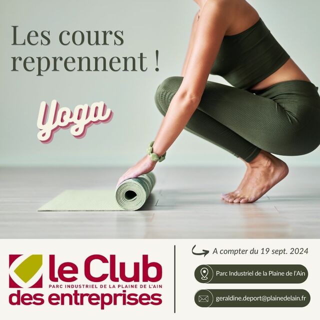 Image de l'événement  Privilège Club : Le yoga revient au PIPA dès le 19 septembre ! 