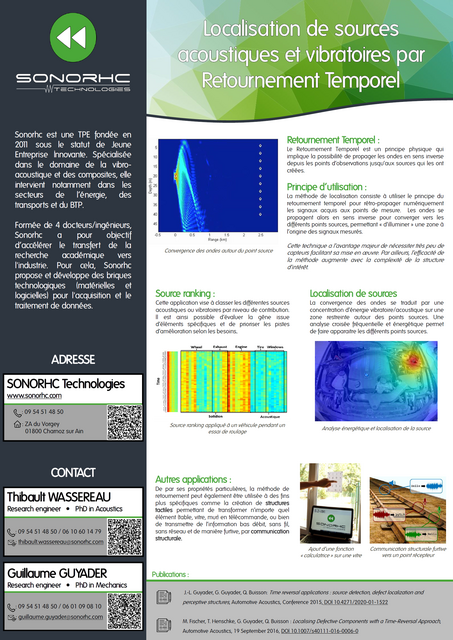 Image de l'actualité Localisation de sources acoustiques et vibratoires par Retournement Temporel