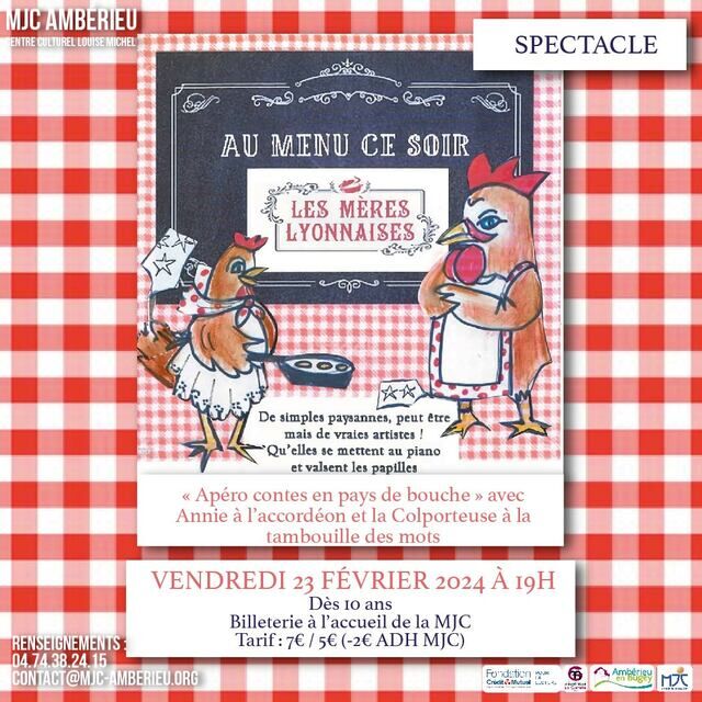 image du post Spectacle La vie des mères lyonnaises de Françoise Tournet 