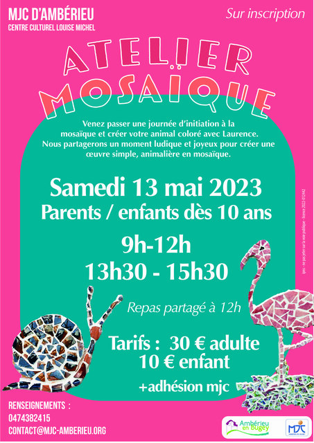 image du post Atelier mosaïque 