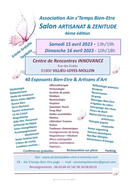 Image de l'événement Massage ayurvédique au Salon de Villieu 2023