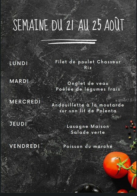 Image de l'actualité Nos plats du jour