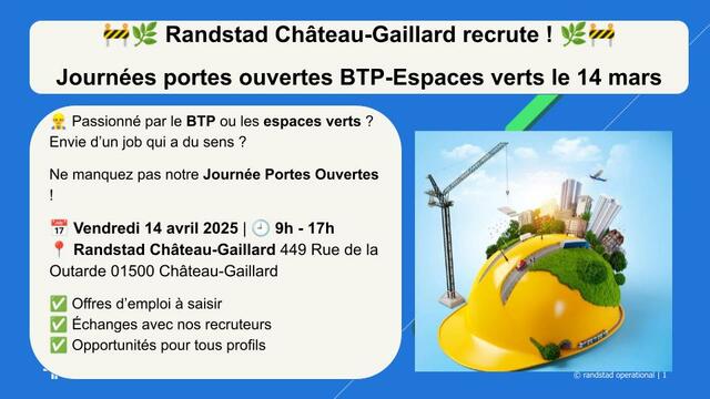 Image de l'événement Journées Portes ouvertes BTP et Espaces verts 