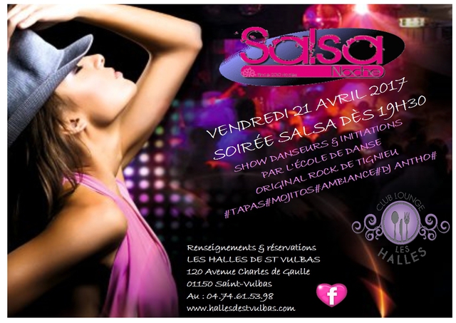 Image de l'événement Soirée Latino Salsa/Bachata Aux Halles de St Vulbas