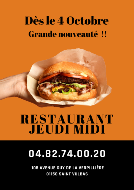 Image de l'actualité Le restaurant Jeudi Midi vous prépare une surprise !