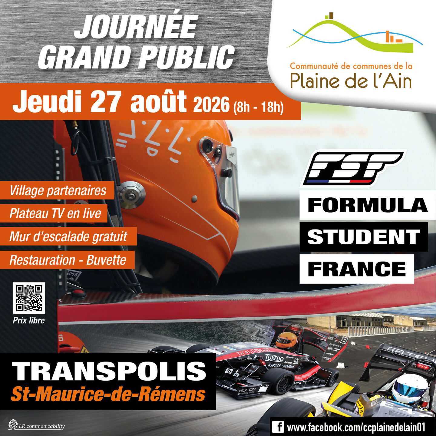 Image de l'actualité Formula Student - Transpolis - Journée spéciale jeudi 27 août