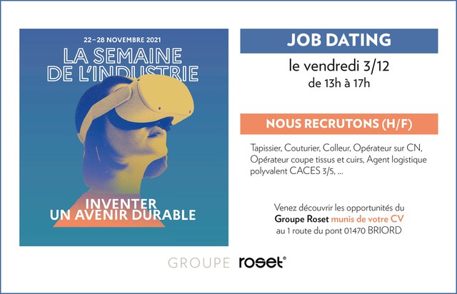 Image de l'actualité L'entreprise ROSET organise son 1er JOB DATING