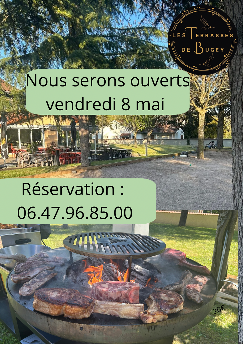 Image de l'actualité Les terrasses de bugey sera ouvert le 8 mai