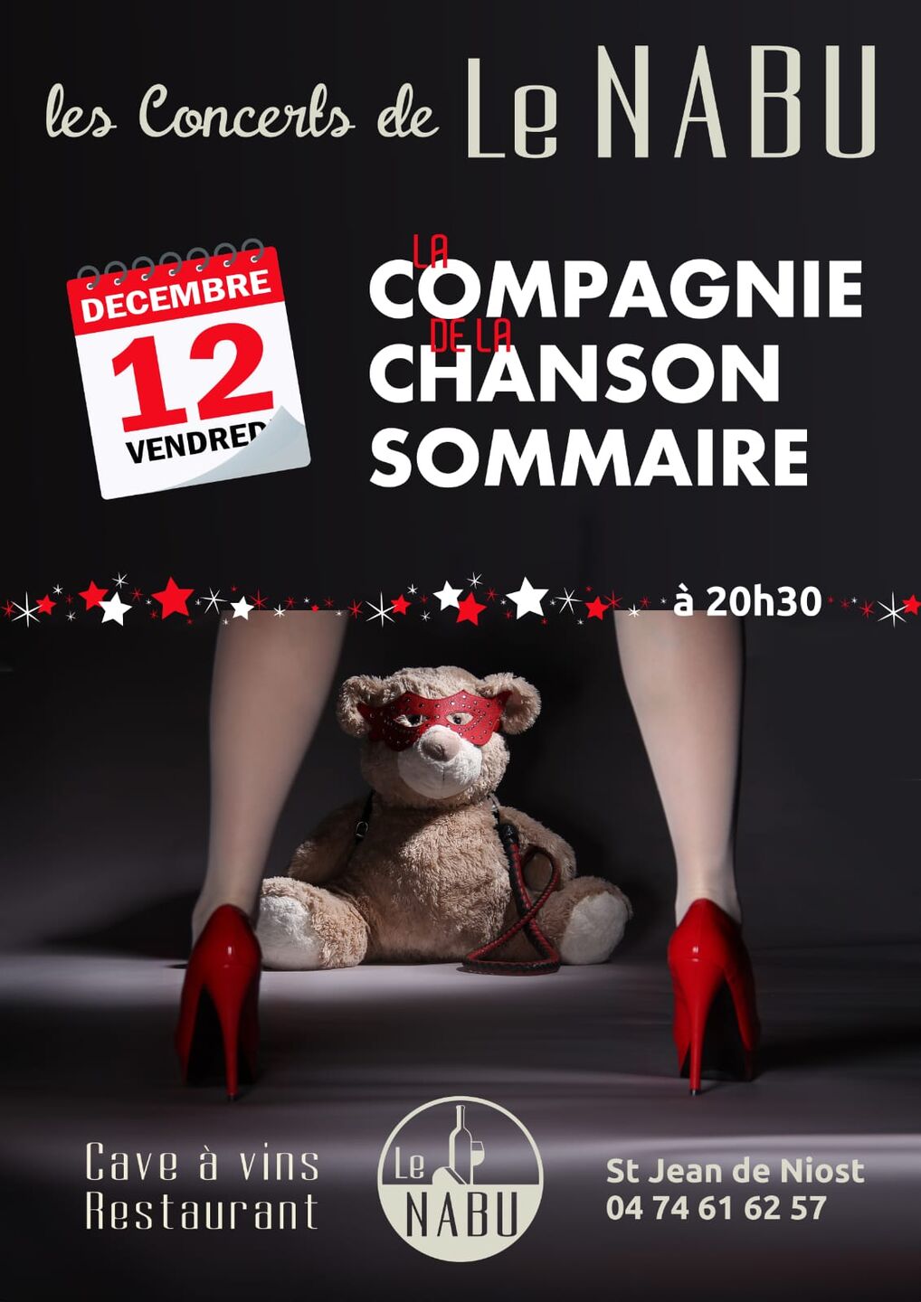 Image de l'événement Le Nabu - La Compagnie de chanson sommaire en concert !!