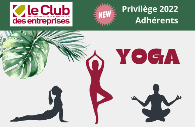 Image de l'actualité Privilège Club : Cours de YOGA sur le PIPA