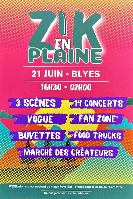 Image de l'événement Fête de la musique  BLYES édition 2024
