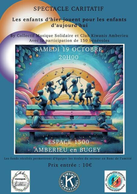 image du post Concert-Spectacle    "Les Enfants d'Hier Jouent Pour Les Enfants d'Aujourd'hui"