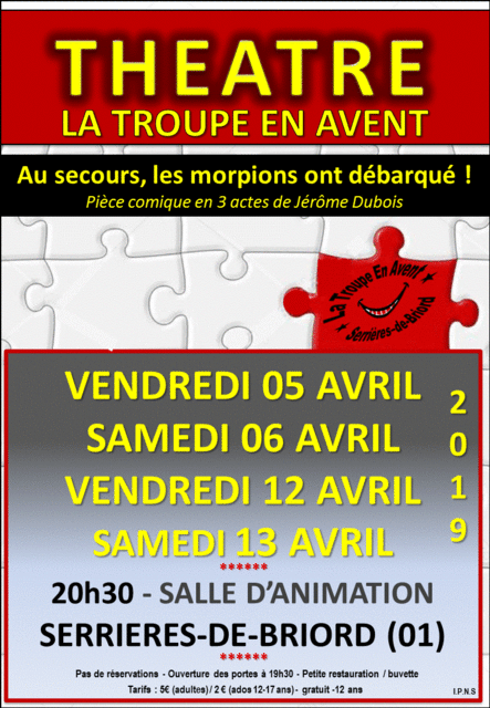 Image de l'événement Théâtre comique à Serrières-de-Briord (01)