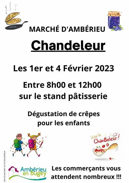 Image de l'événement Chandeleur sur le marché d'Ambérieu-en-Bugey