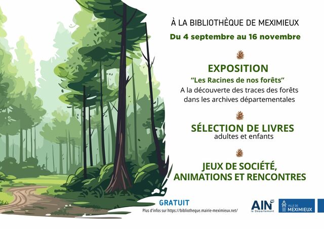 image du post Exposition et animations "Les Racines de nos forêts" du 4 septembre au 16 novembre