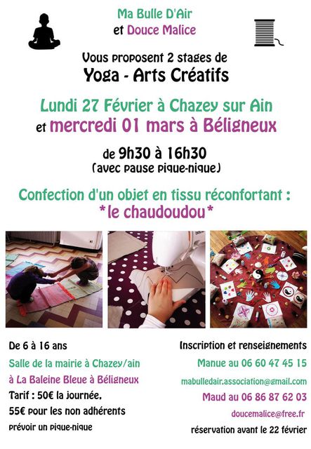 image du post 2 Ateliers Yoga-Art Créatif