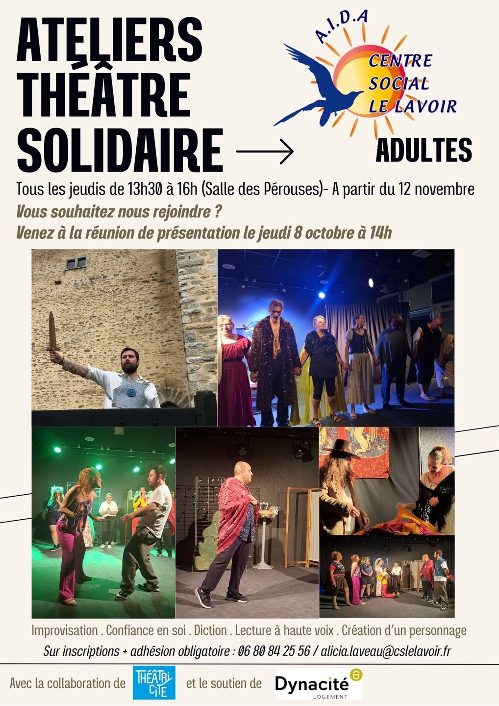 Image de l'actualité Atelier théâtre solidaire