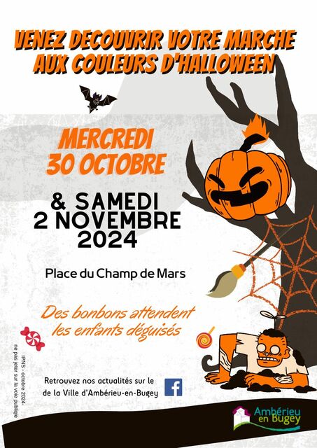Image de l'événement Halloween sur le marché d'Ambérieu-en-Bugey