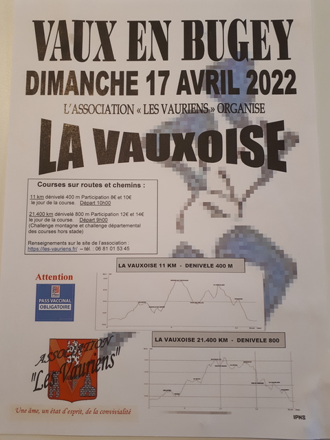 Image de l'événement Trail « La Vauxoise »