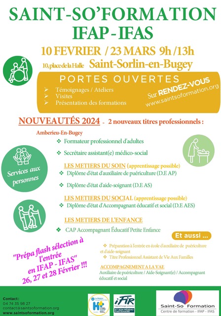 Image de l'actualité MATINEE PORTES OUVERTE SAINT-SO'FORMATION