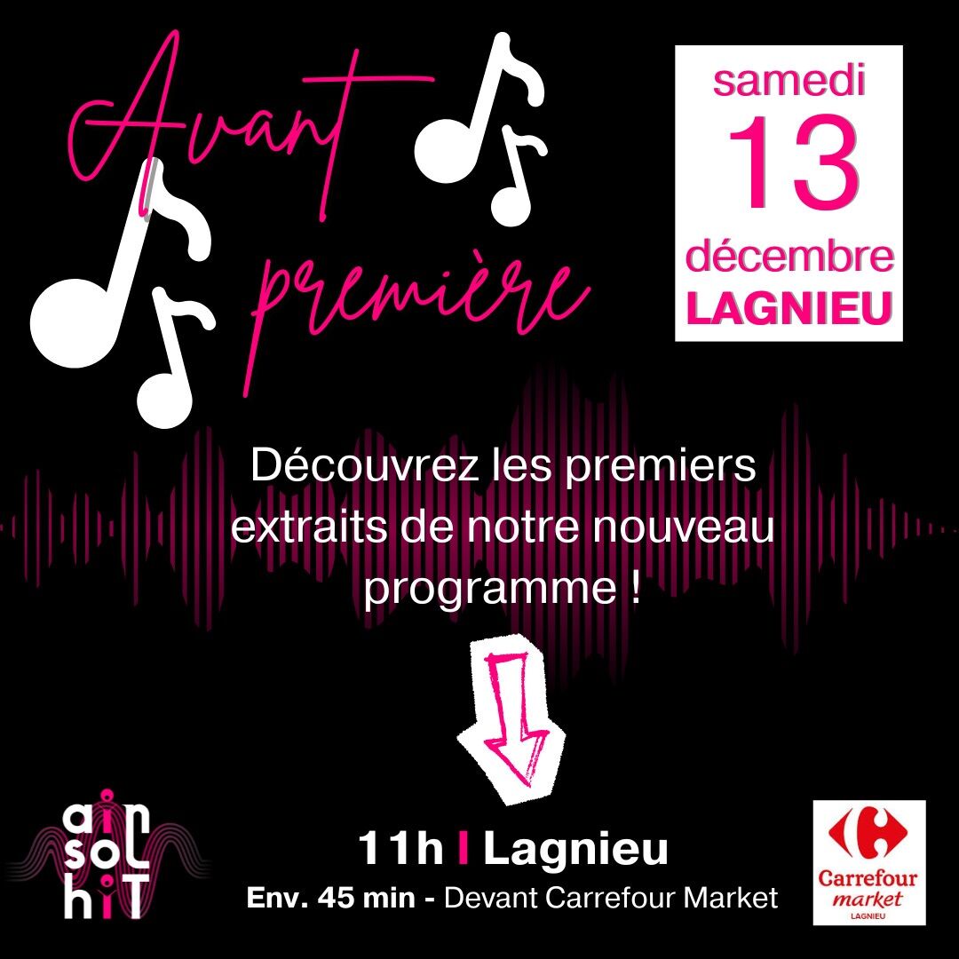 Image de l'événement Ainsolhit en LIVE à Lagnieu !