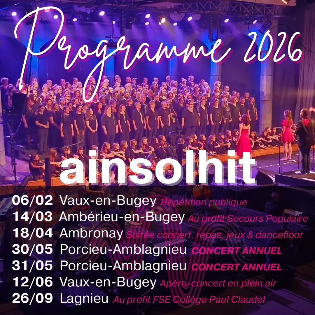 ainsolhit -  programme 2026