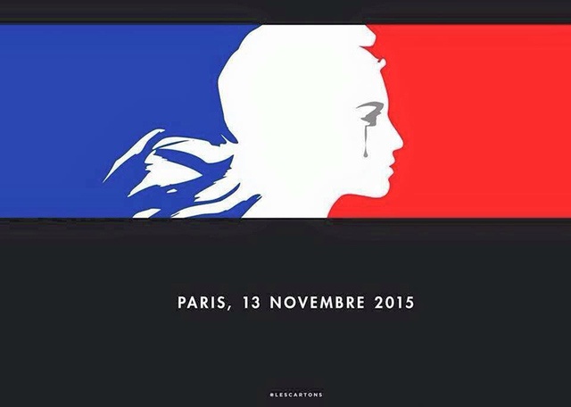 Image de l'actualité  Une minute de silence pour rendre hommage aux victimes des attentats