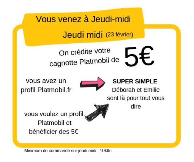 Image de l'actualité Commencer votre cagnotte Platmobil - 5€ offert