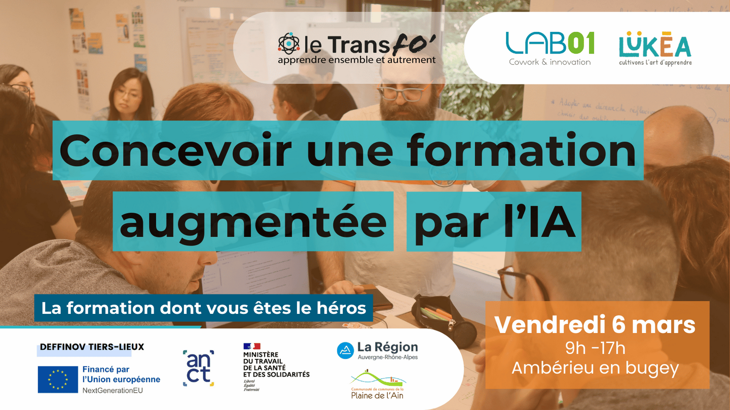 Image de l'événement Formation : Concevoir une formation augmentée par l’IA