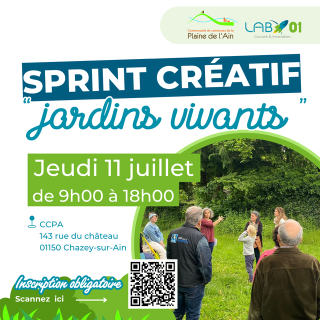image du post Sprint créatif "Jardins vivants" du LAB01 et de la CCPA