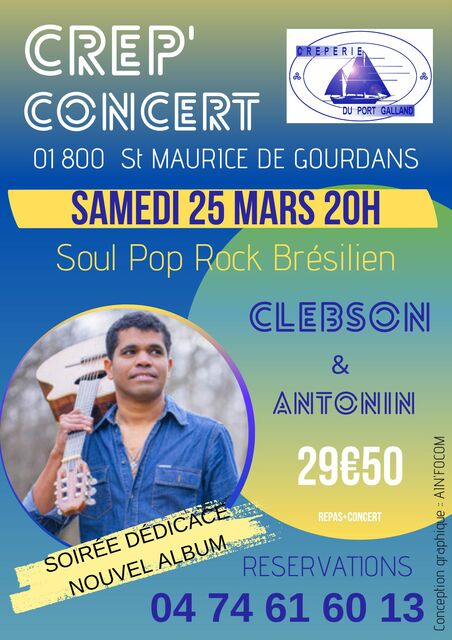 image du post Crep'concert  soul , pop rock Musique bresilienne