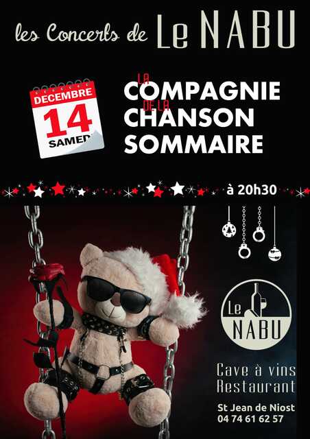 Image de l'événement Le Nabu - La Compagnie de la chanson sommaire en concert gratuit