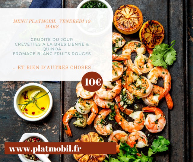 Image de l'actualité Platmobil - menu du jour 10€