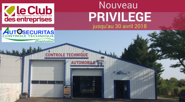 image du post Nouveau privilège "CLUB" ! Réduction de 12 € sur votre contrôle technique