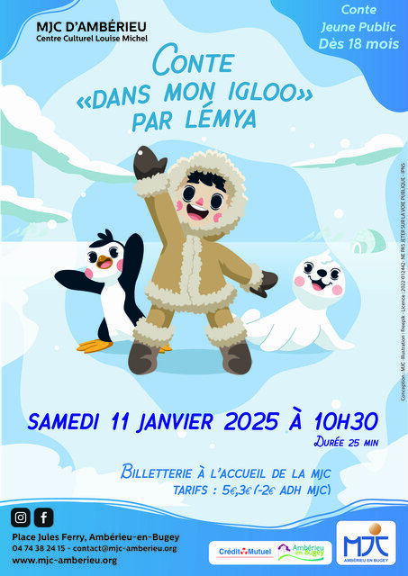 image du post Conte Jeune Public : « Dans mon igloo » Lemya