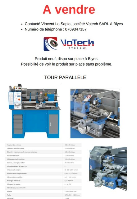 image du post Déstockage total sur les machines et l'outillages