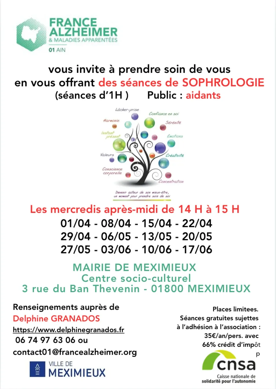 Image de l'actualité Atelier collectif de sophrologie - Meximieux (01)