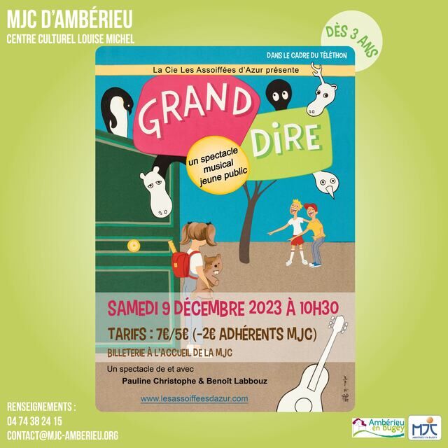 image du post Spectacle jeune public - Grand Dire Cie Les Assoiffées d'Azur