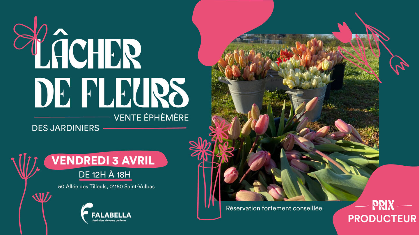 Image de l'actualité Lâcher de fleurs - vente locale