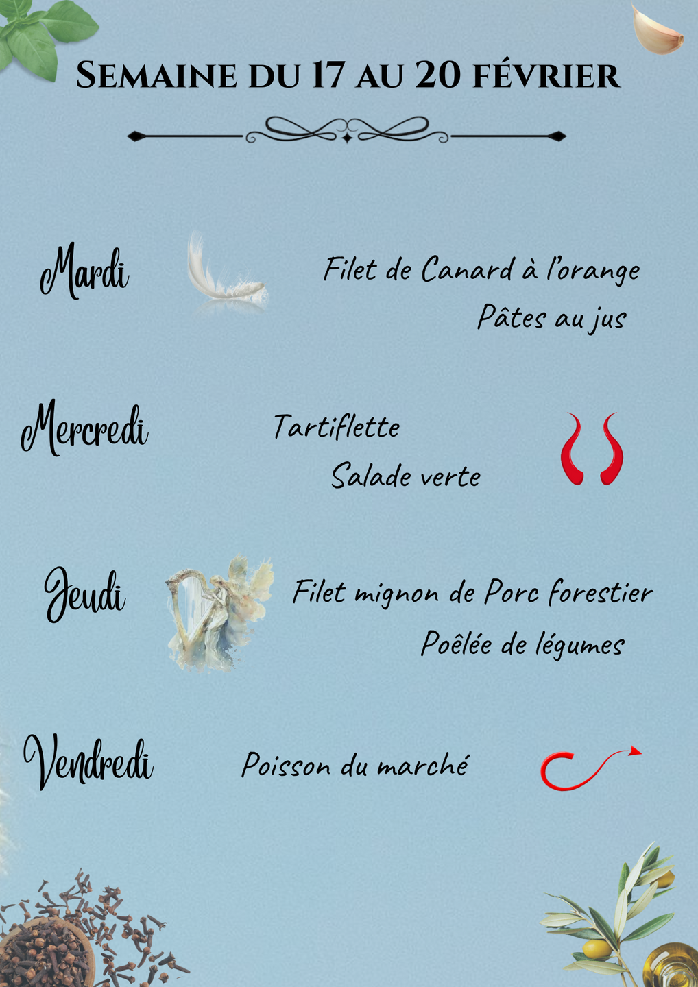 Image de l'actualité Restaurant Mi Ange Mi Démon 15-02-2026