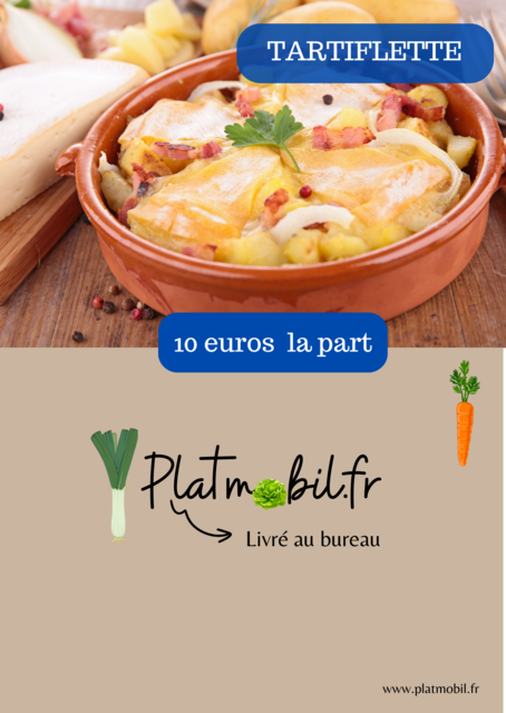 image du post Au menu et à la carte - tartiflette : 10€ la part