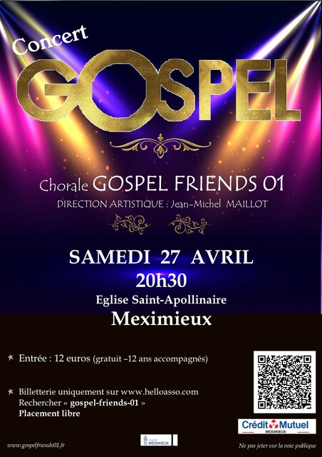 Image de l'actualité CONCERT GOSPEL