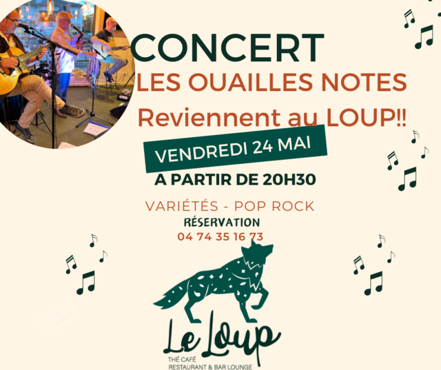 Image de l'événement Concert Variétés avec les Ouailles Notes