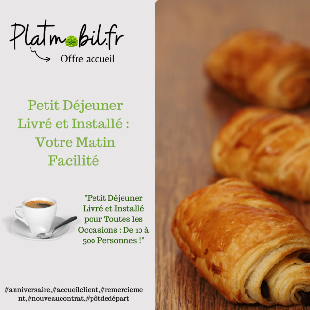 image du post Égaillez vos Matins avec Notre Petit Déjeuner Livré au bureau ! 