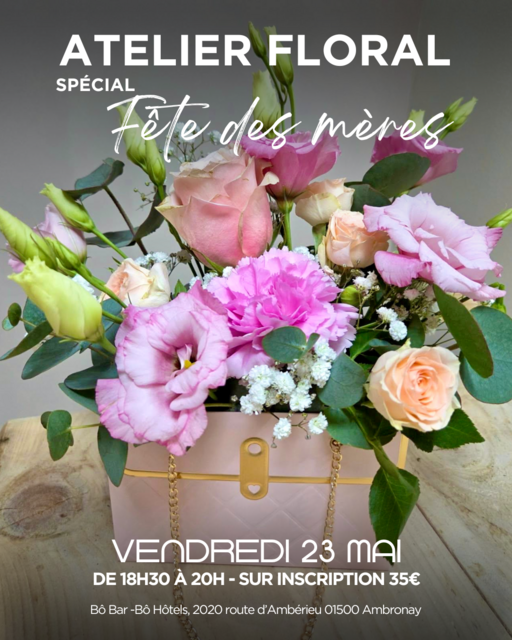 Image de l'événement Atelier composition florale fête des mères